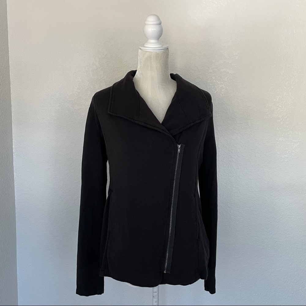 H by Bordeaux Asymmetrical Zip Jacket